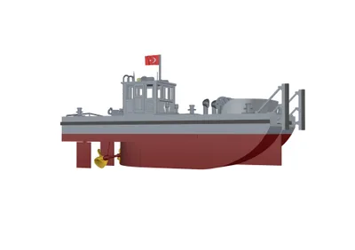 Turkish Navy "Katır" Workboat